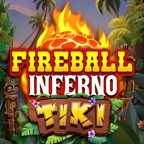 Fireball Inferno Tiki logo by NetEnt Efbet Casino